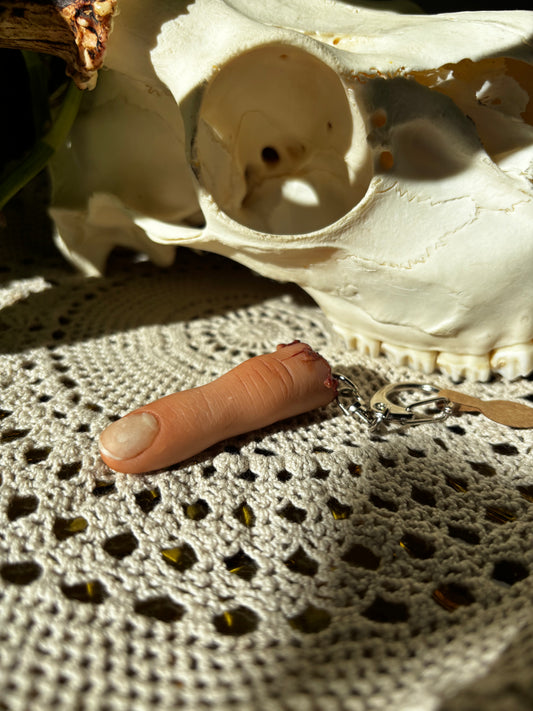 Severed Finger keychain