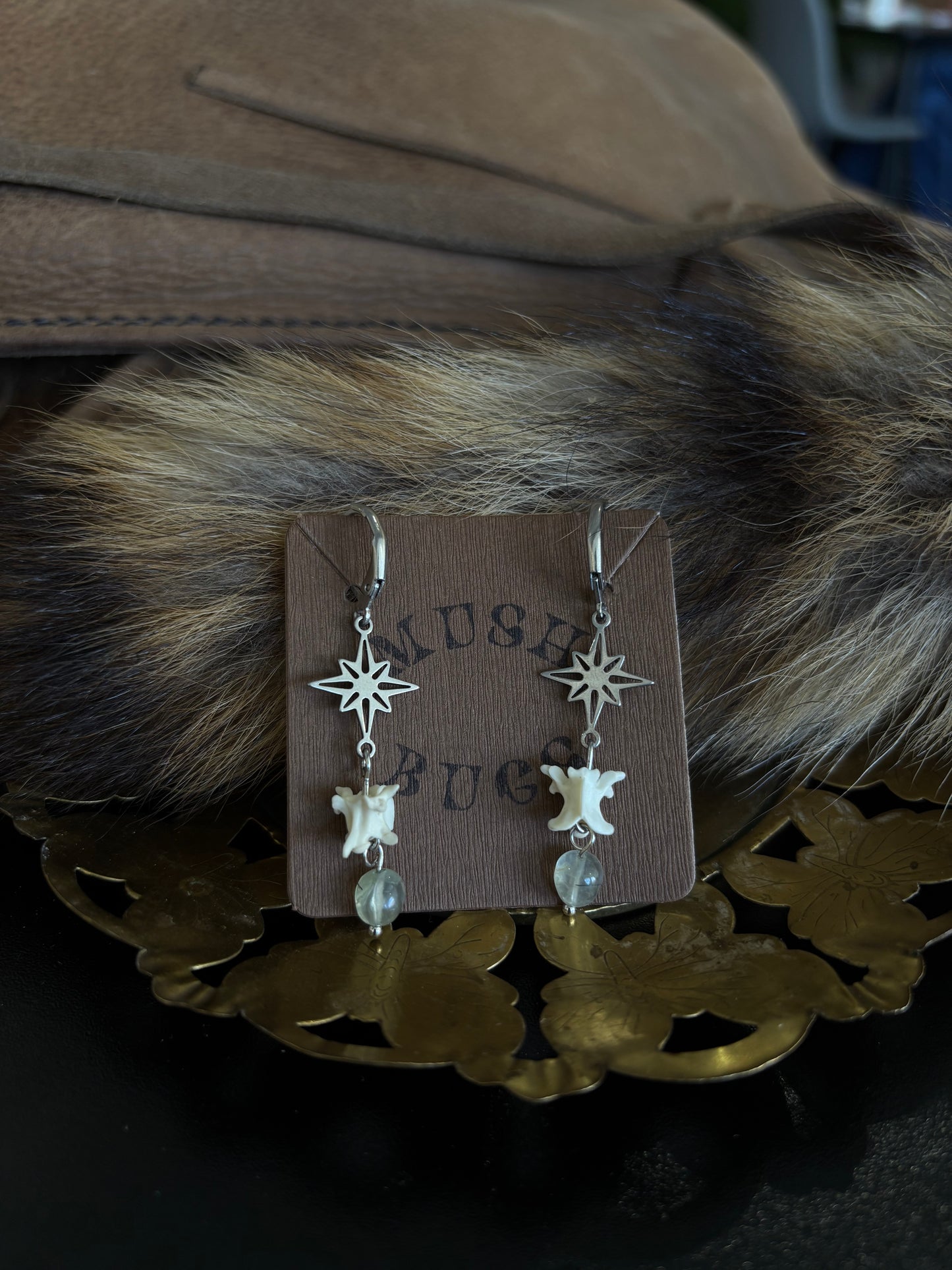 Vertebra Starburst Earrings