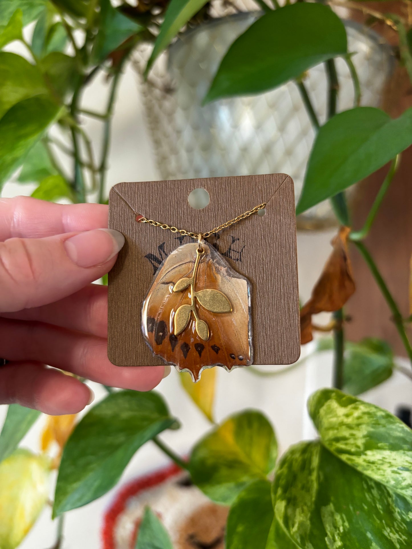 Butterfly Wing Necklace