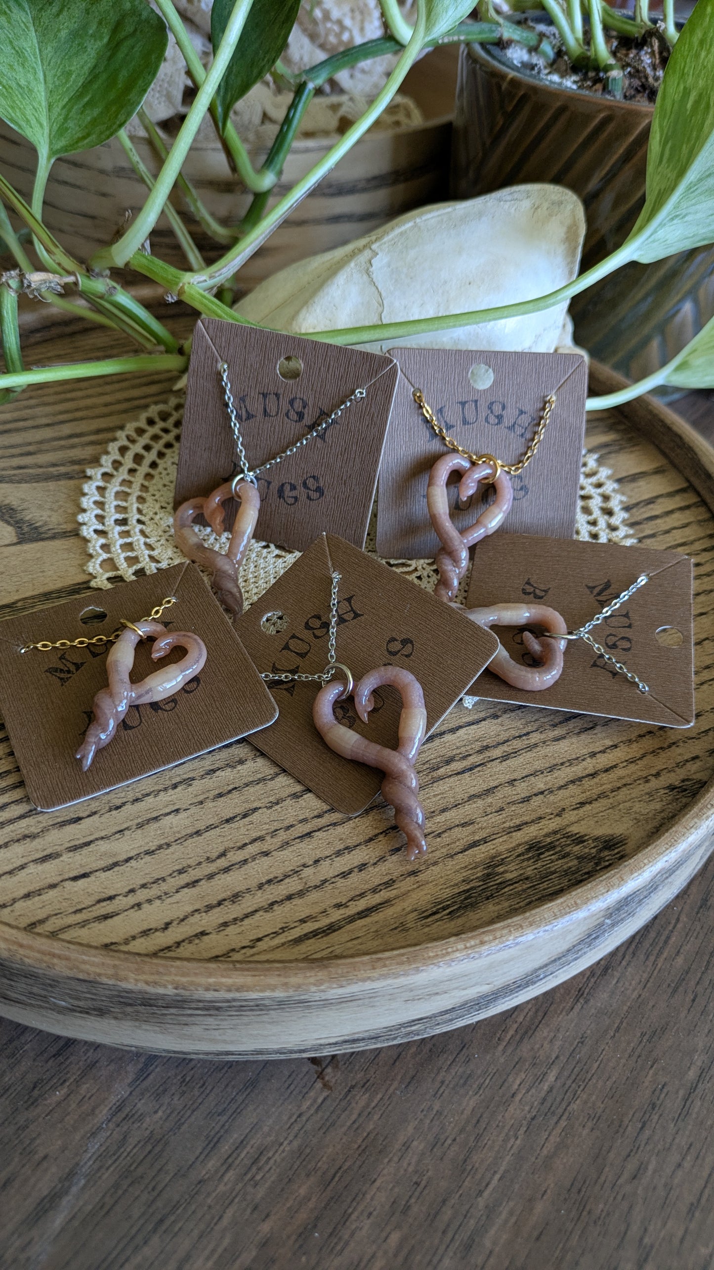 Lover Worm Necklace