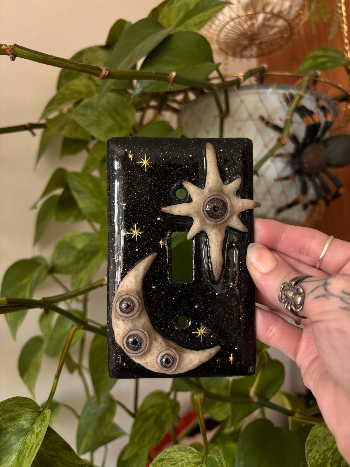 Celestial Light Switch Plate