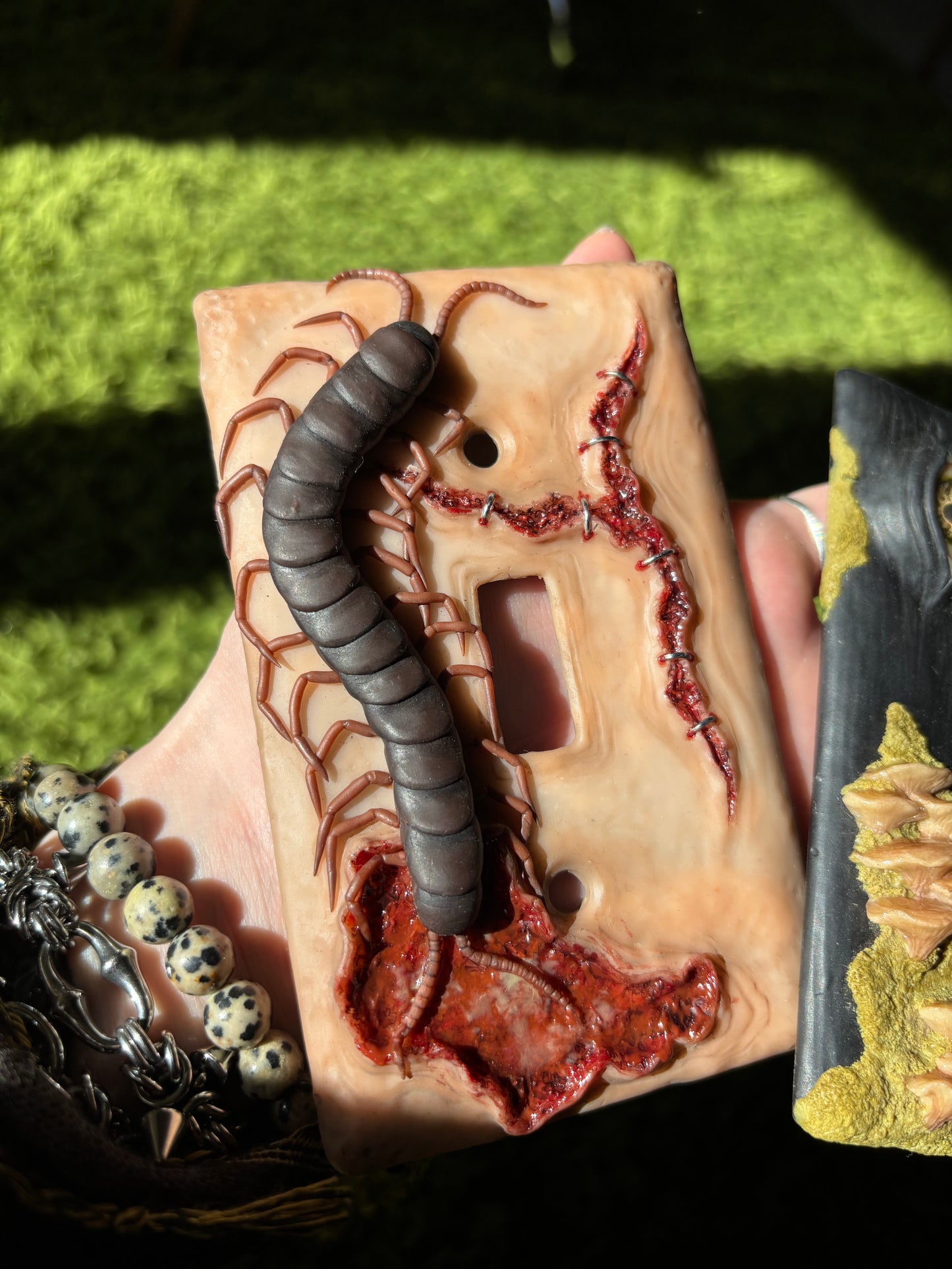 Centipede Light Switch Cover