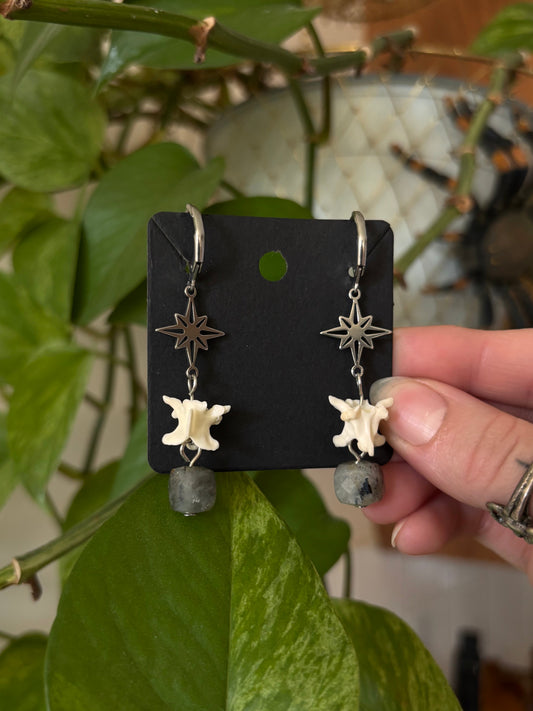 Vertebra Starburst Earrings