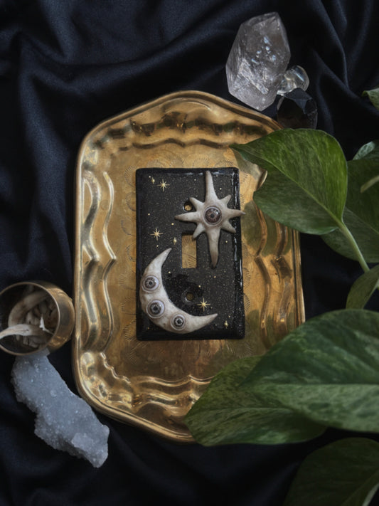 Celestial Light Switch Plate
