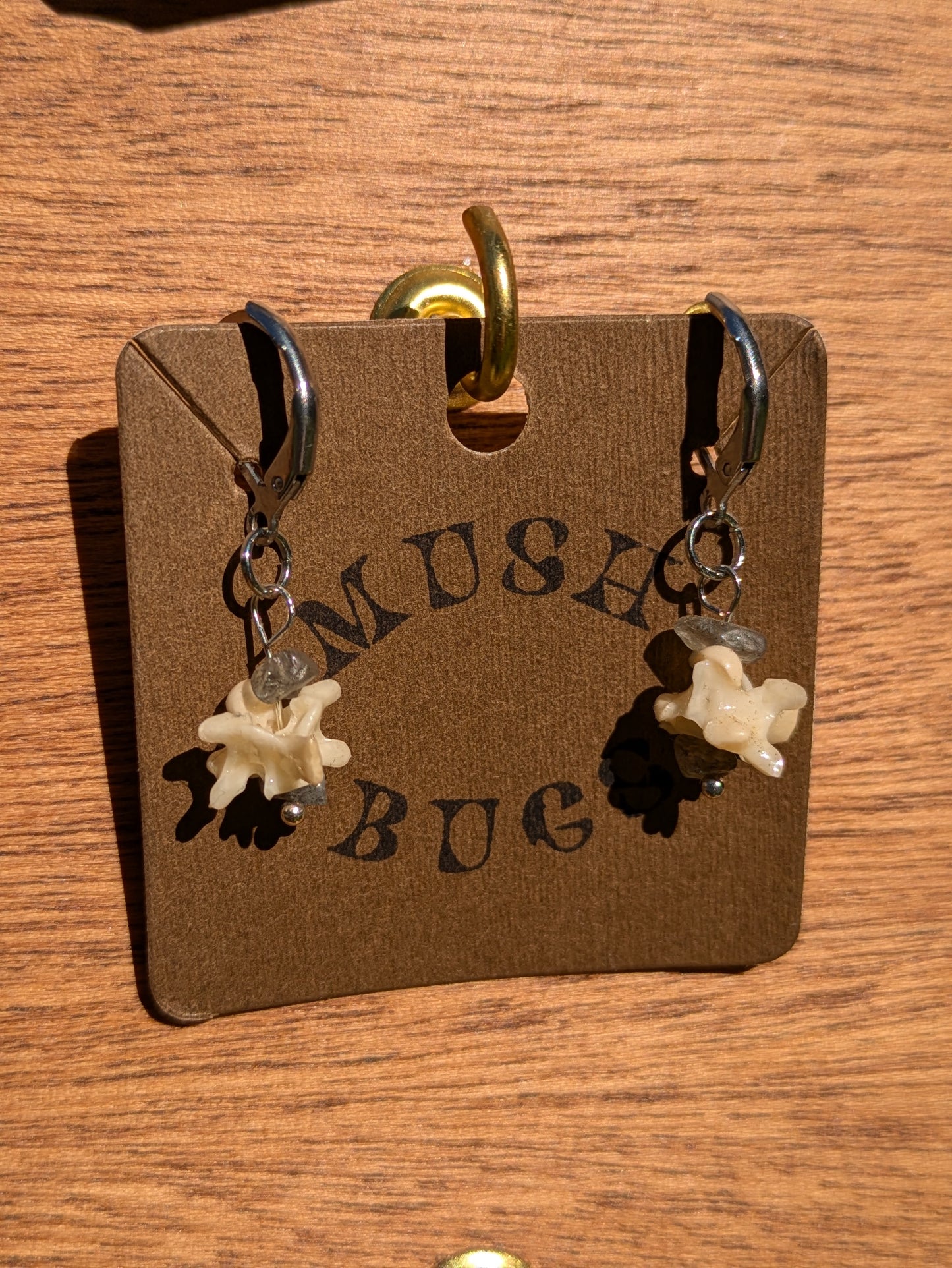 Vertebra Dangle Earrings