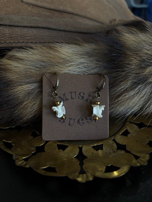 Vertebra Dangle Earrings