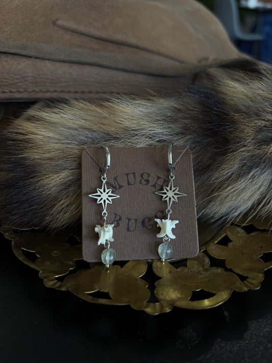 Vertebra Starburst Earrings