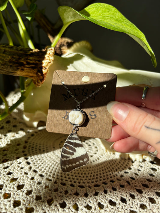 Butterfly Wing Molar Necklace