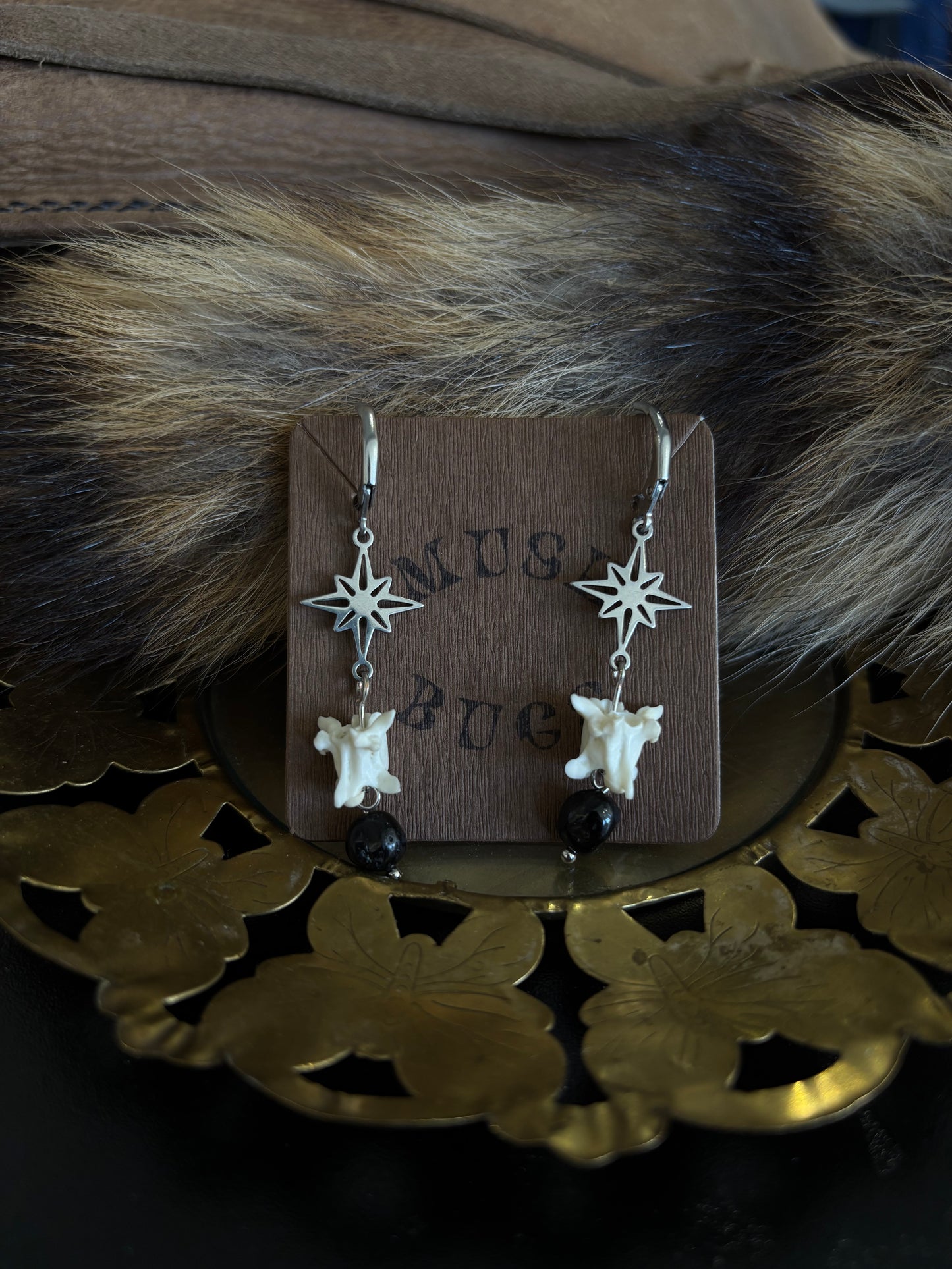 Vertebra Starburst Earrings