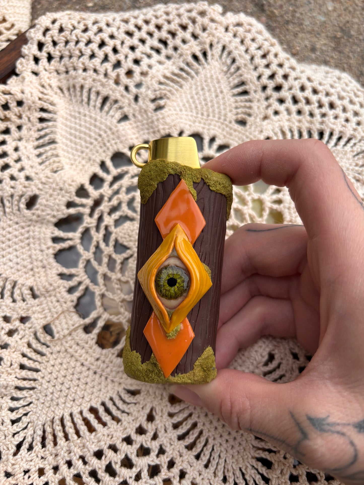 Groovy Tree Spirit Lighter Case