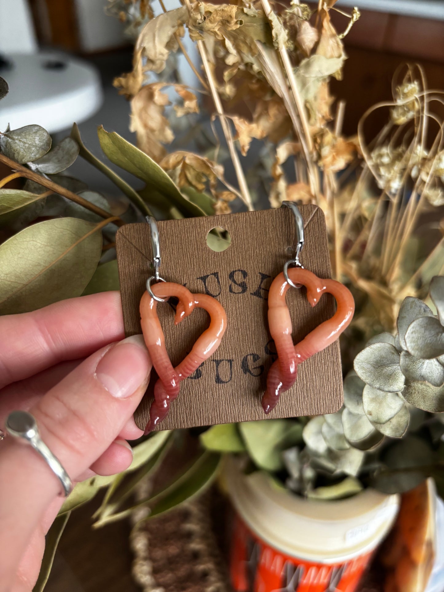 Lover Worm Dangle Earrings