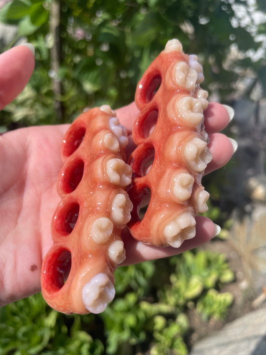 Teeth Knuckles Keychain