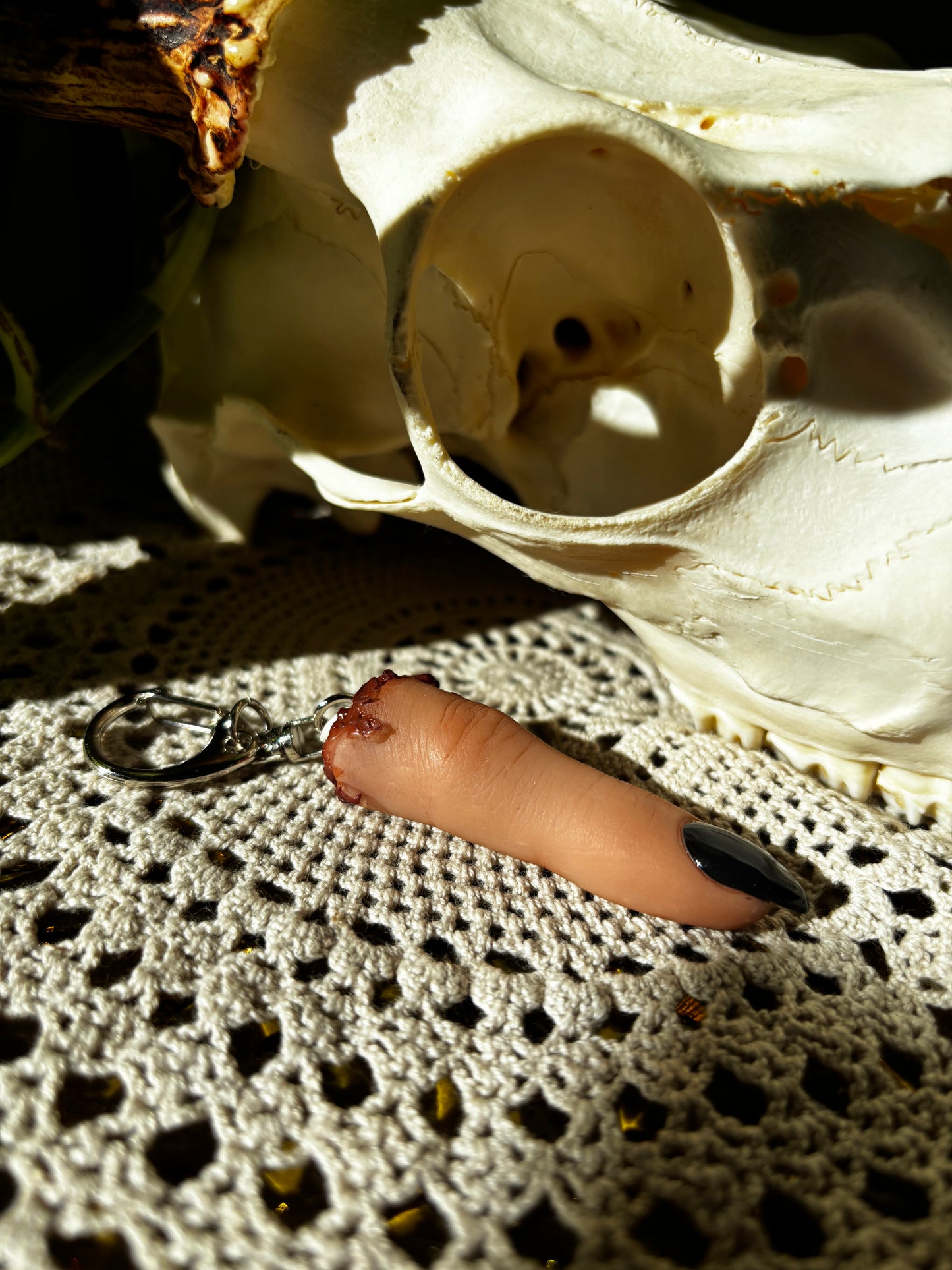 Severed Finger keychain