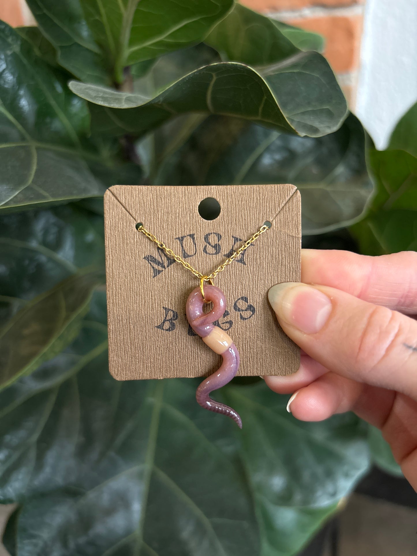Worm Necklace