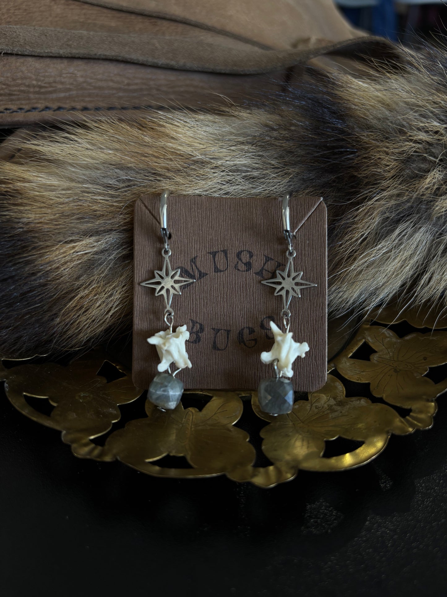 Vertebra Starburst Earrings