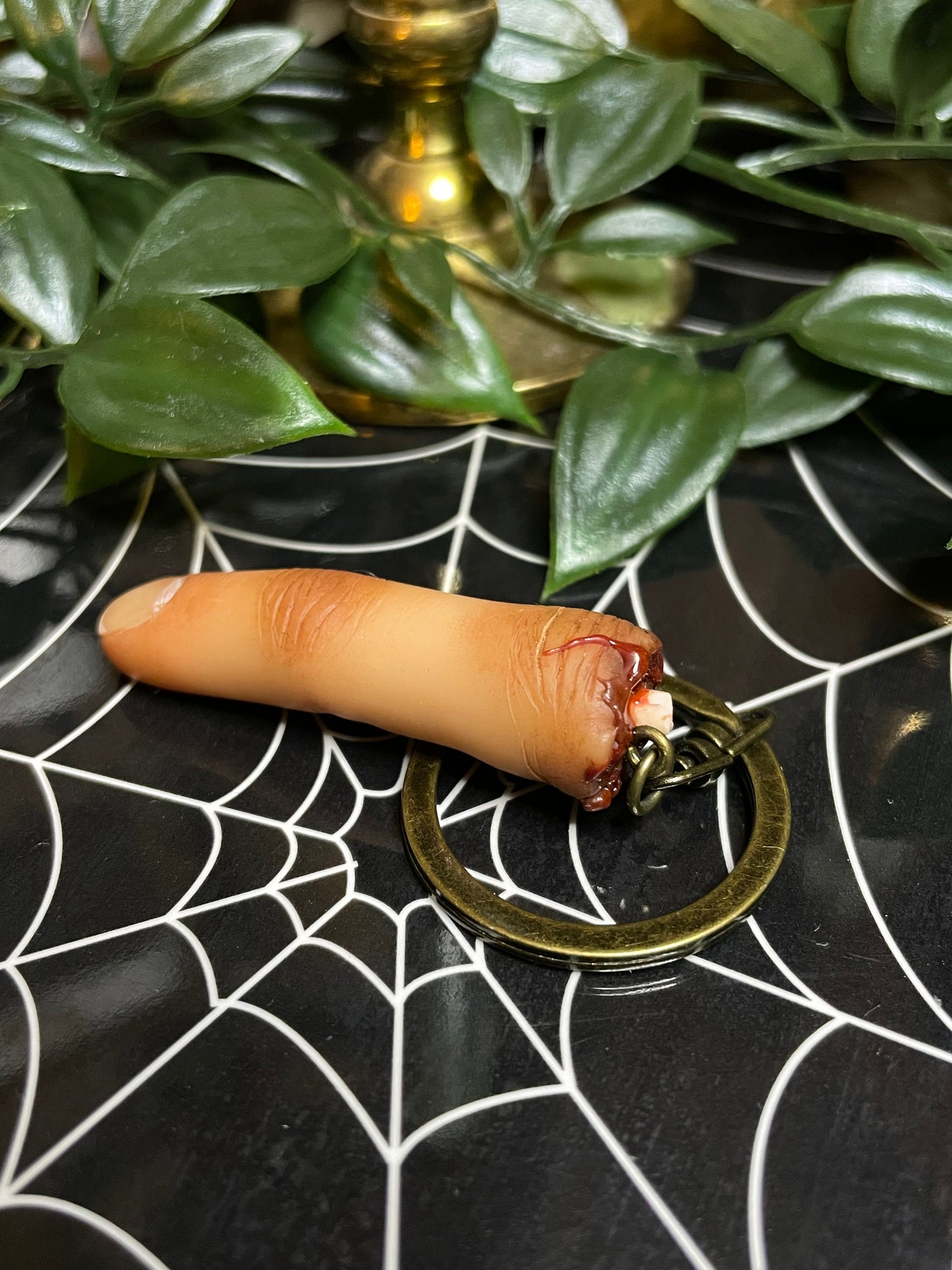 Severed Finger keychain