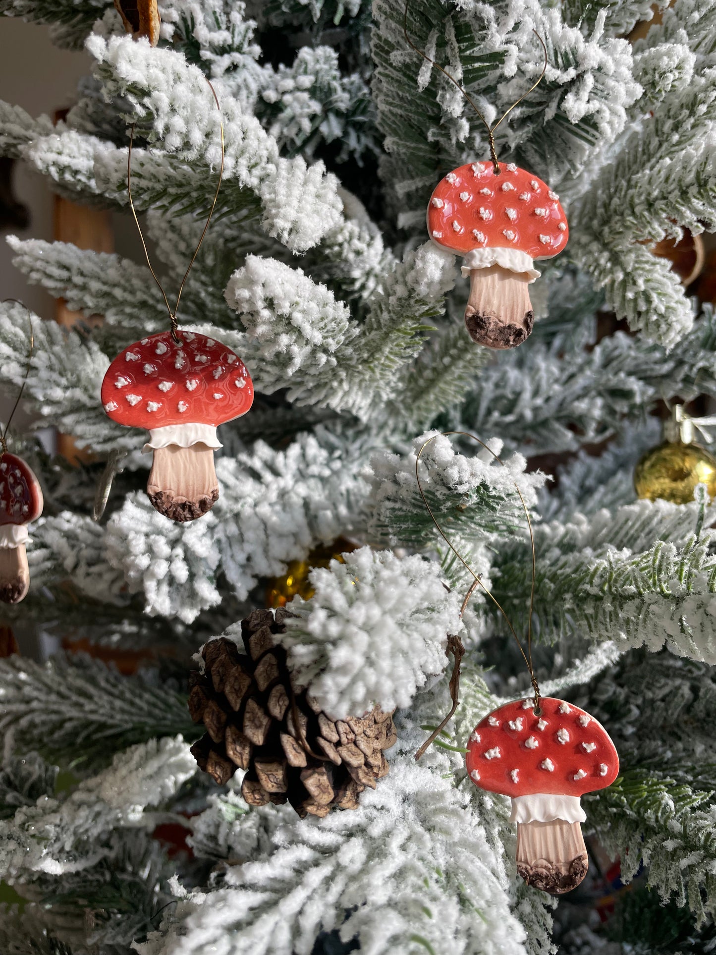 Mushroom ornaments