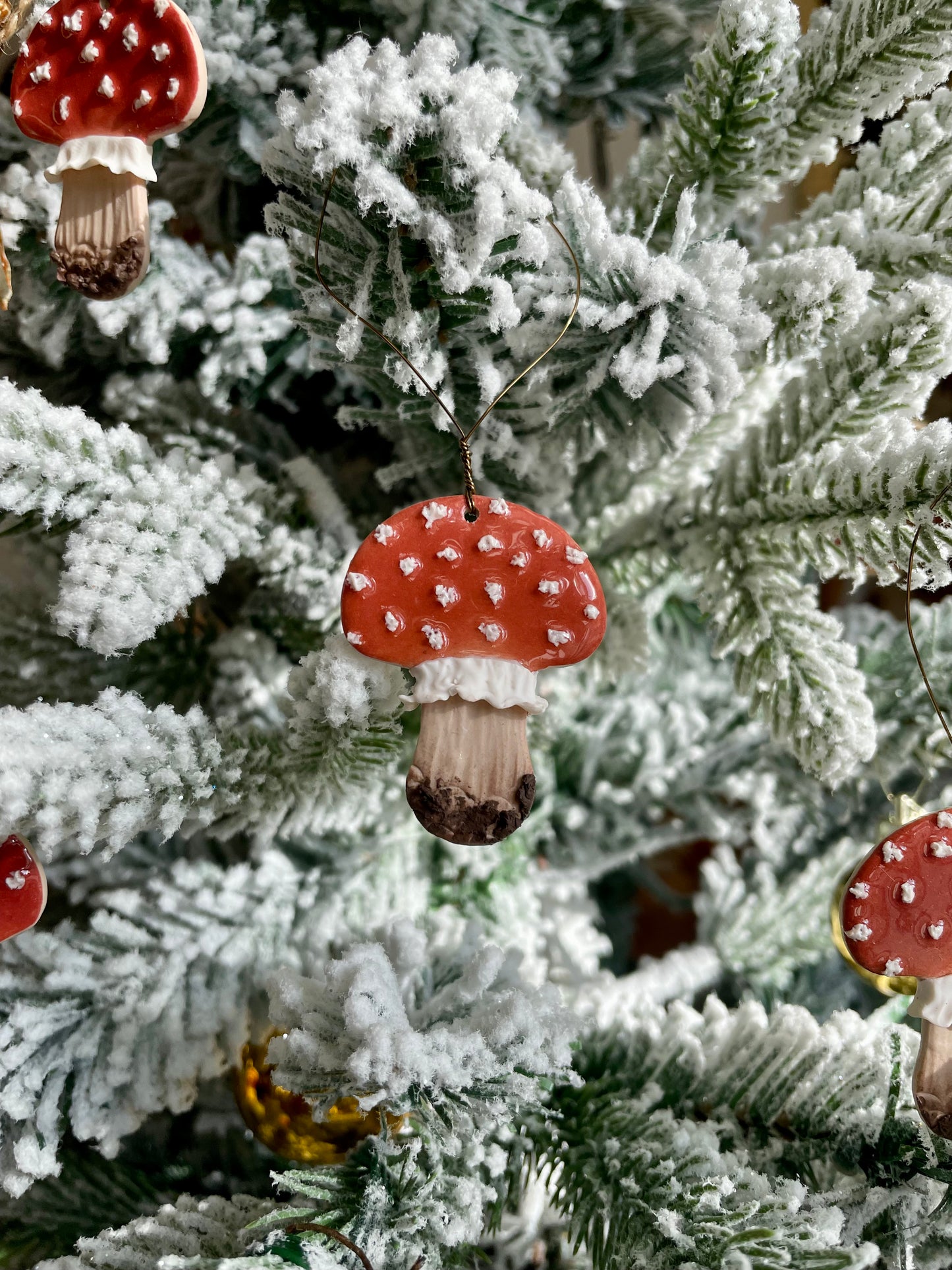 Mushroom ornaments