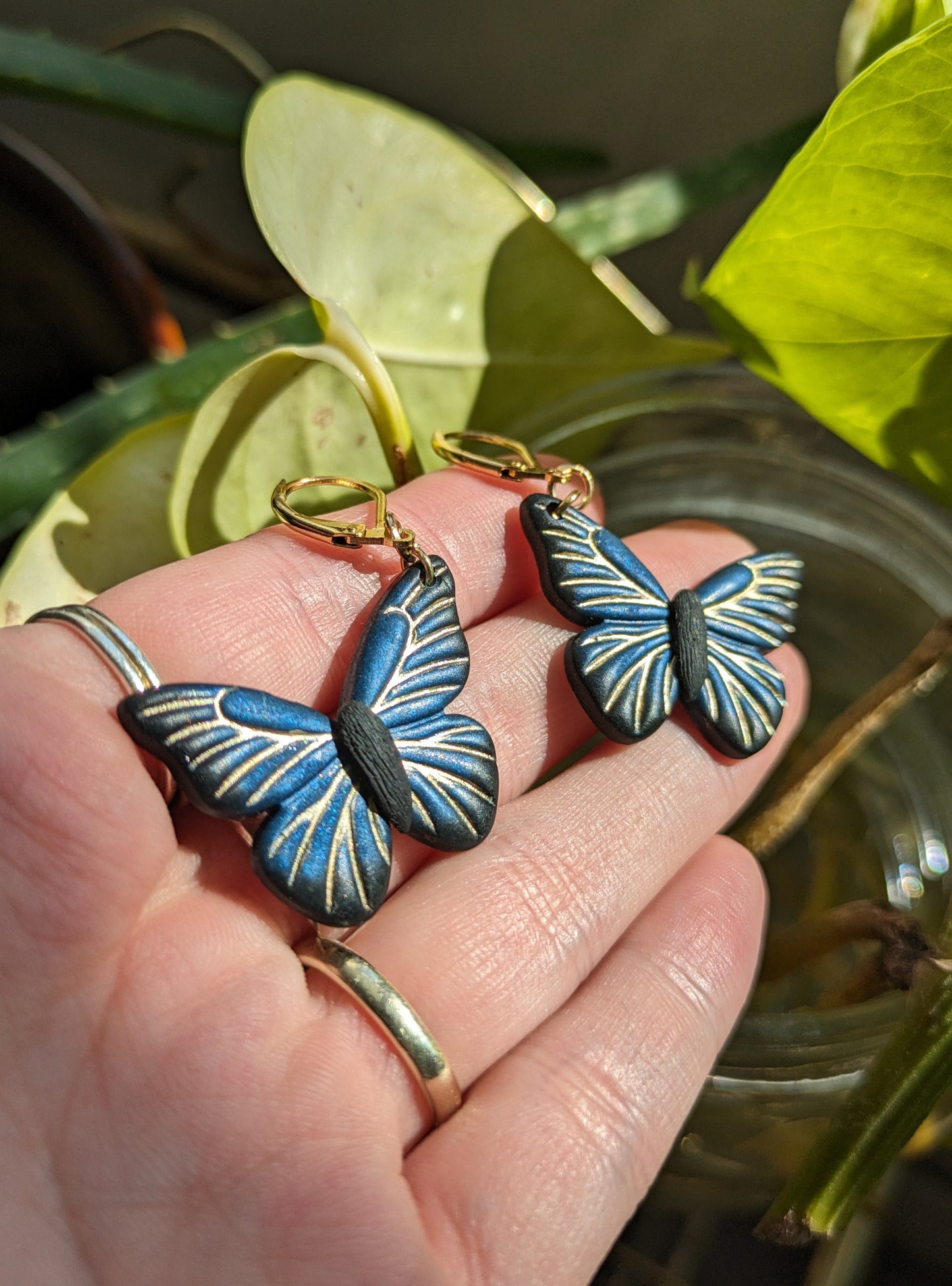 Morpho Dangle Earrings