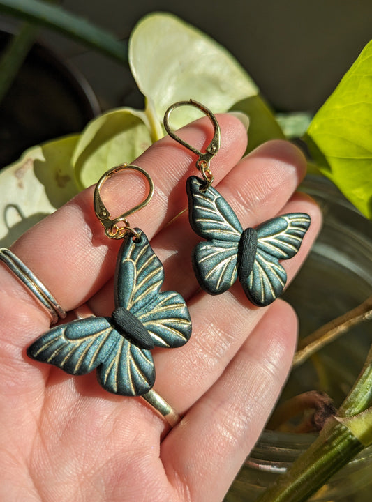 Morpho Dangle Earrings