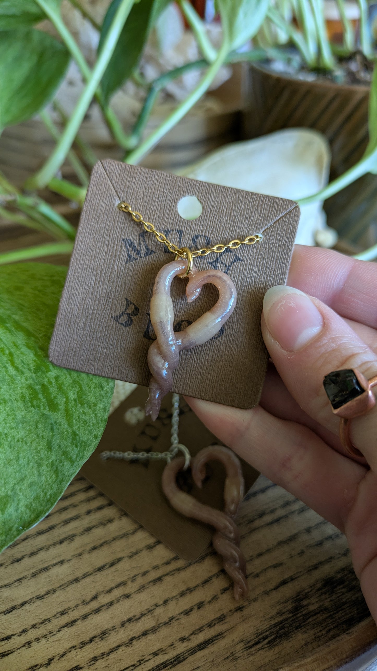 Lover Worm Necklace