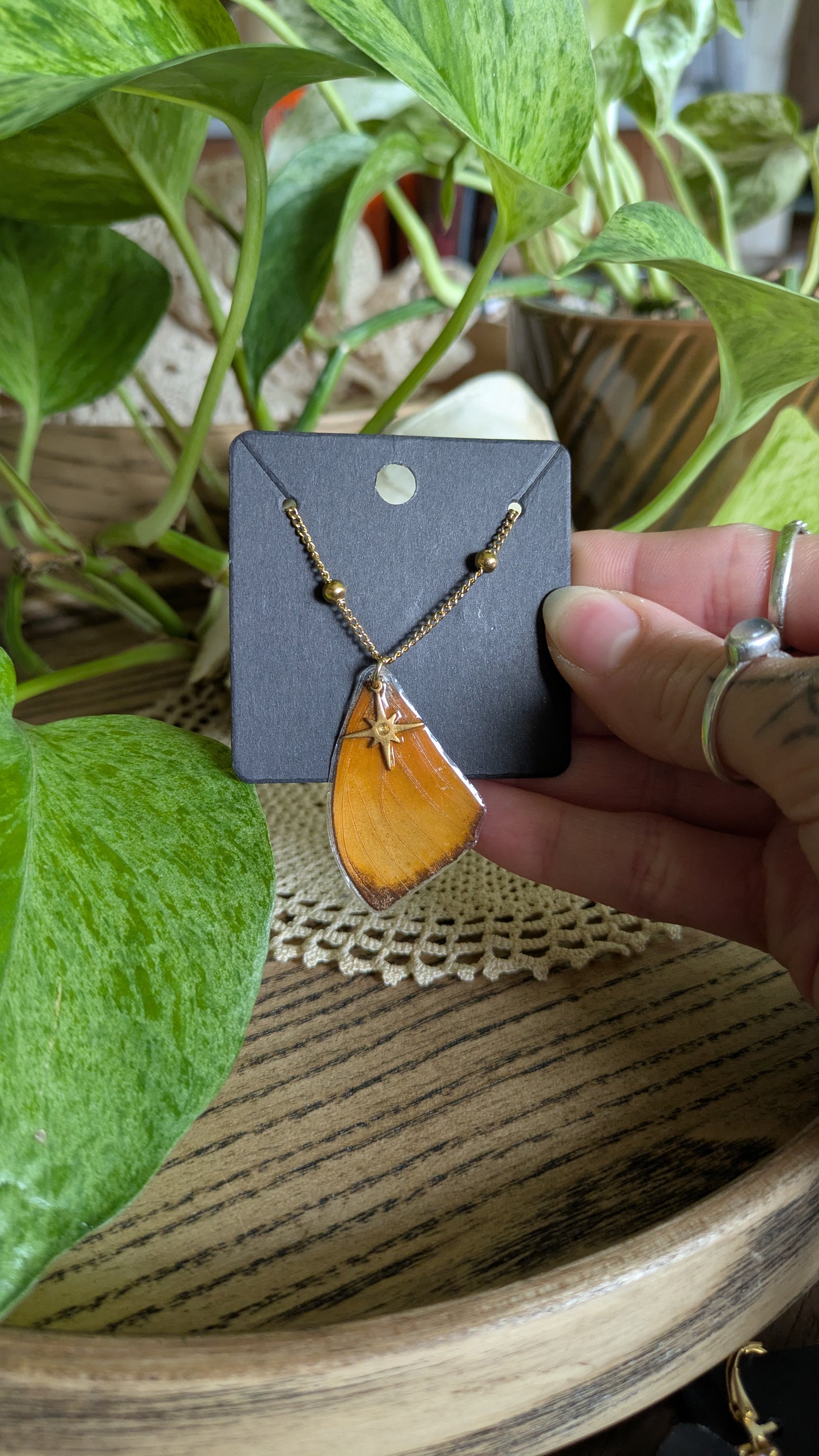 Butterfly Wing Necklace